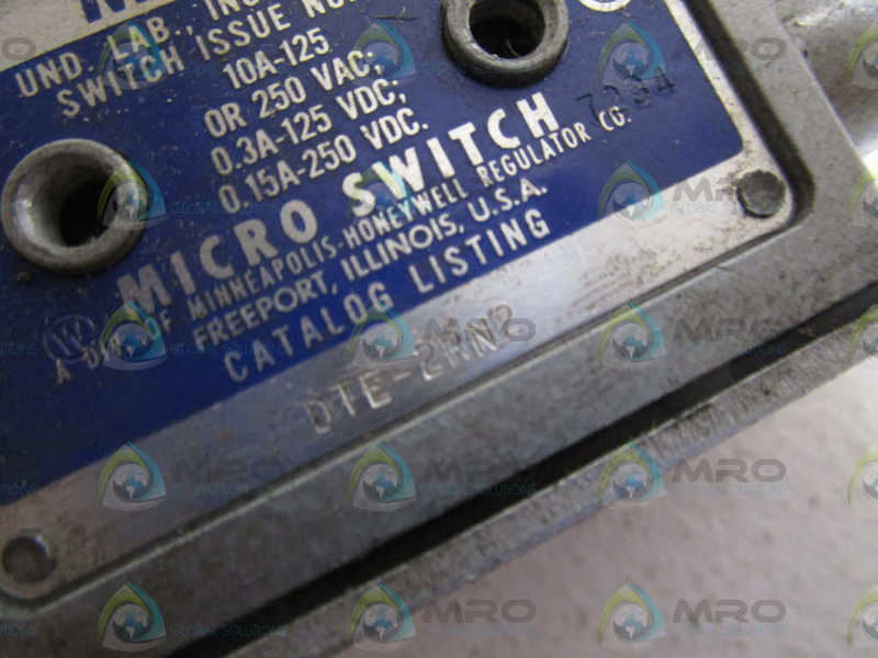 MICRO SWITCH DTE-2RN2 UNMP