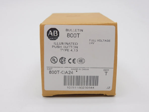 ALLEN BRADLEY 800T-QA24 SER. T 24V (BR/WH) NSMP