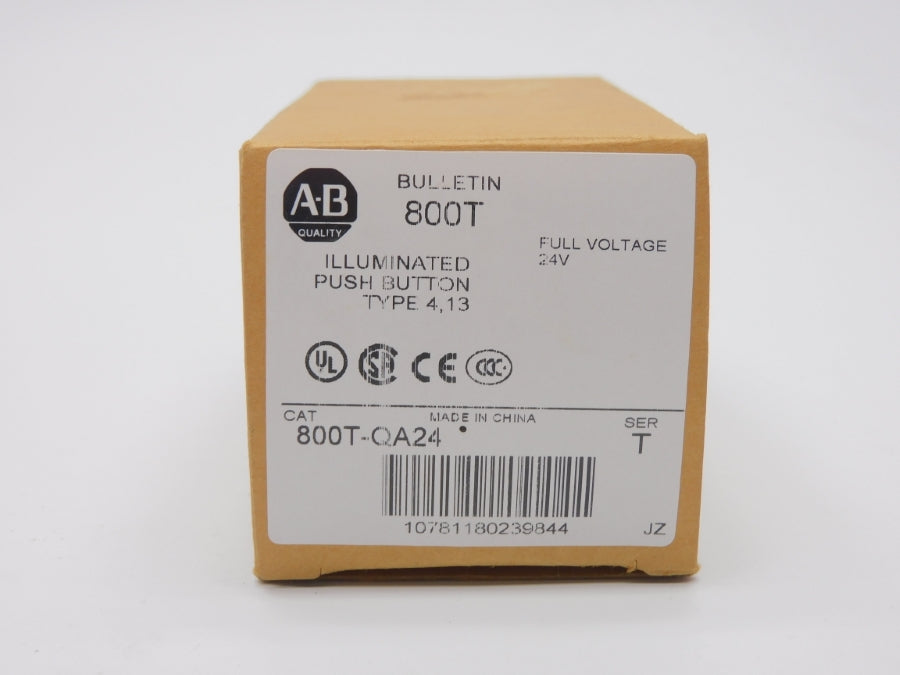 ALLEN BRADLEY 800T-QA24 SER. T 24V (BR/WH) NSMP