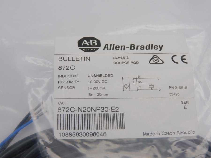 ALLEN BRADLEY 872C-N20NP30-E2 SER. E 10-30VDC NSMP