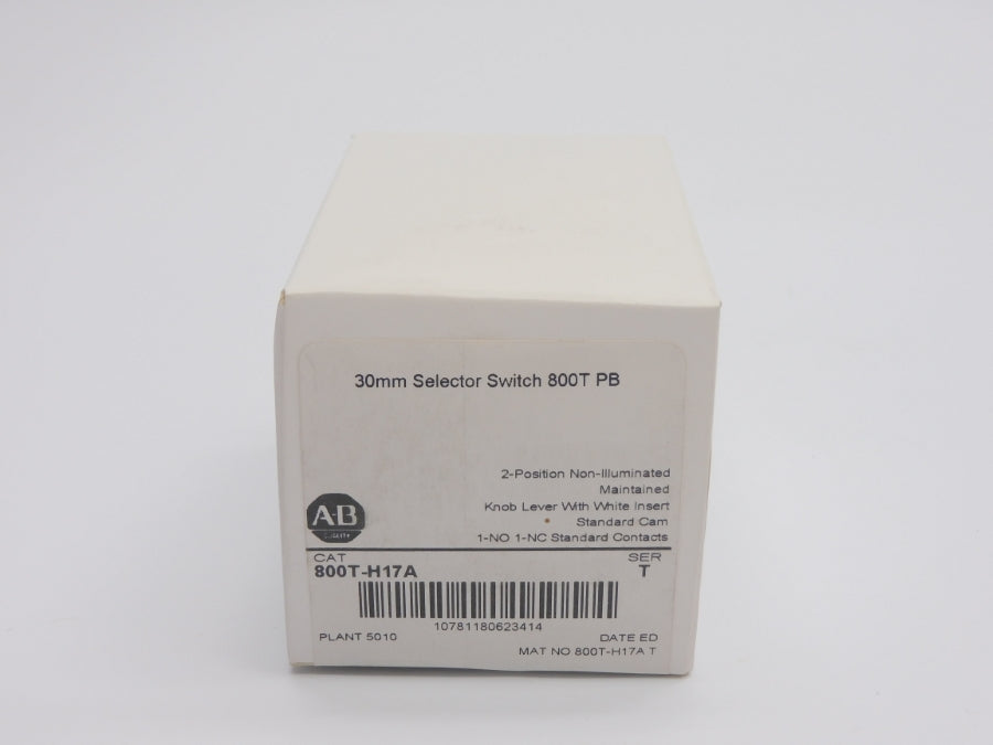 ALLEN BRADLEY 800T-H17A SER. T (WH) NSFS