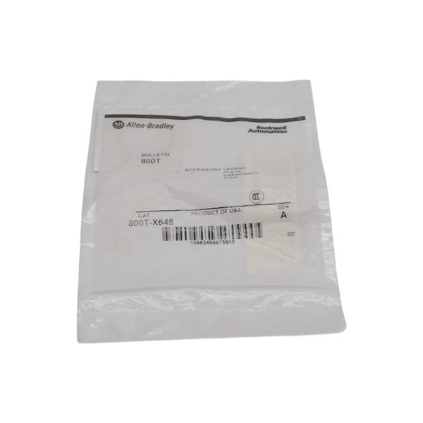 ALLEN BRADLEY 800T-X648 SER. A NSMP