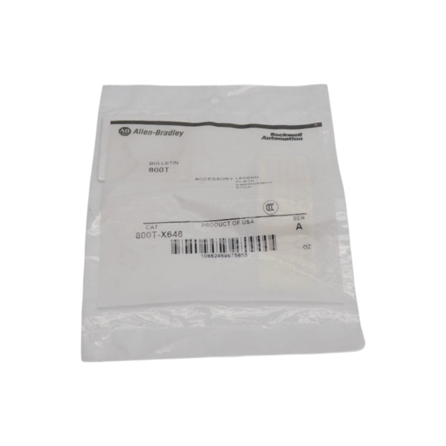 ALLEN BRADLEY 800T-X648 SER. A NSMP