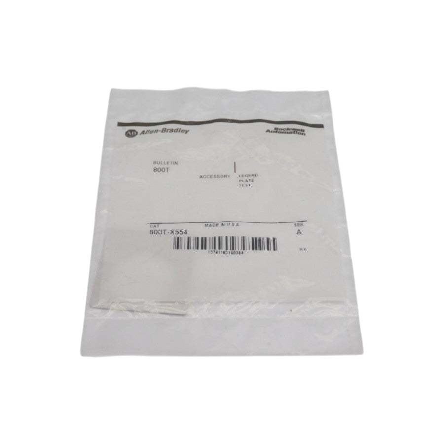 ALLEN BRADLEY 800T-X554 SER. A NSMP