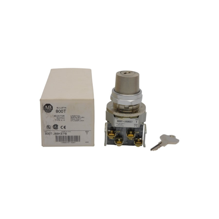 ALLEN BRADLEY 800T-J69KE7B SER. T (WH) NSMP