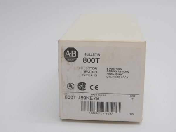 ALLEN BRADLEY 800T-J69KE7B SER. T (WH) NSMP