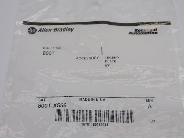 ALLEN BRADLEY 800T-X556 SER. A NSMP
