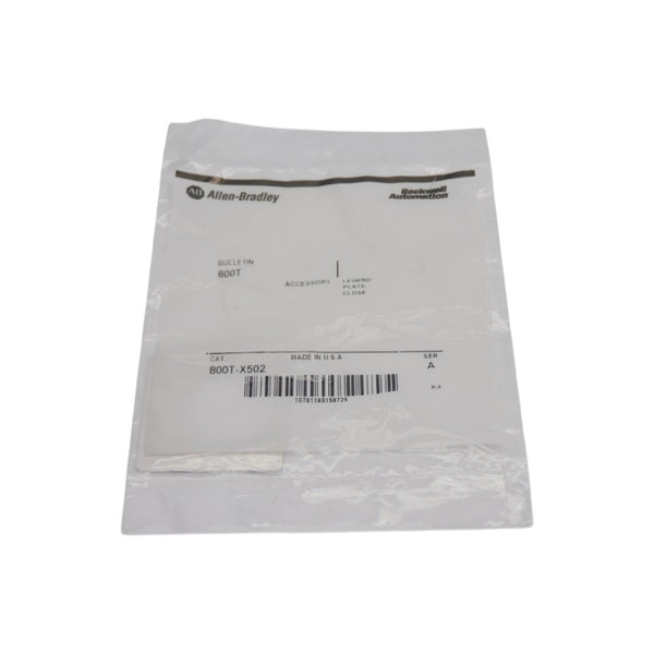 ALLEN BRADLEY 800T-X502 SER. A NSMP