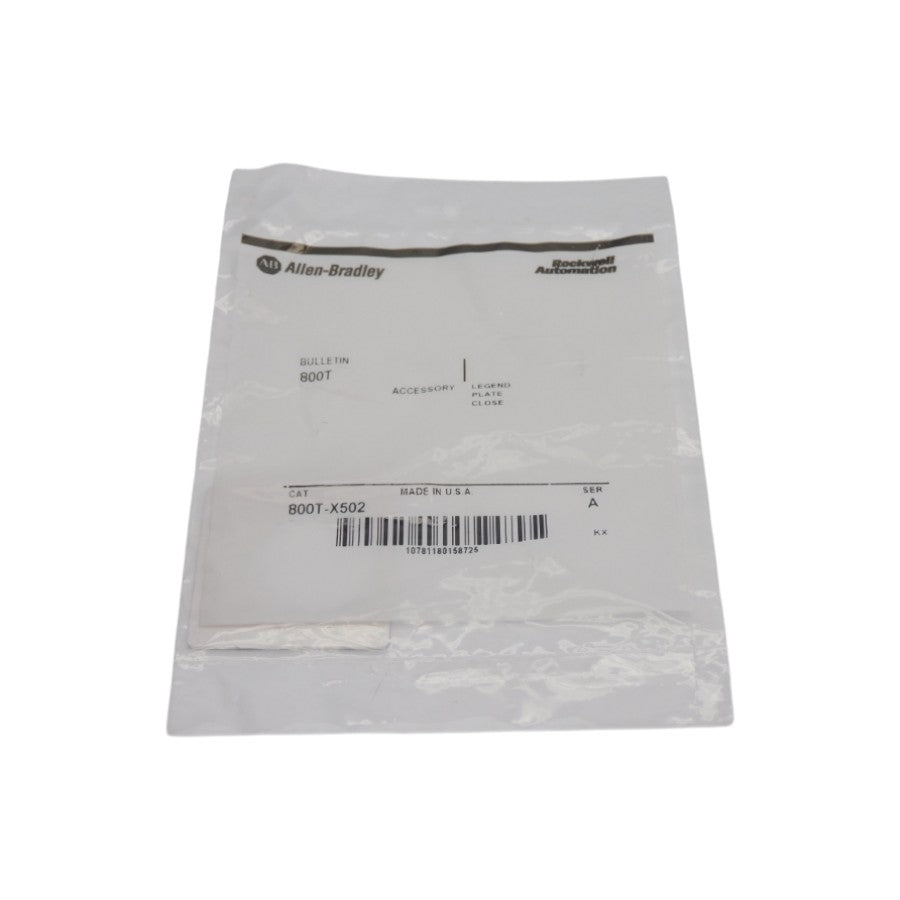 ALLEN BRADLEY 800T-X502 SER. A NSMP