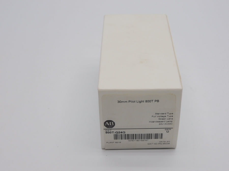 ALLEN BRADLEY 800T-Q24G SER. U 24VAC/DC (WH) NSFS
