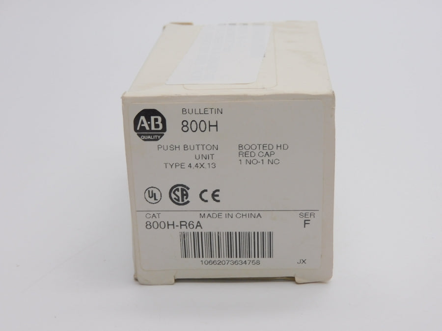 ALLEN BRADLEY 800H-R6A SER. F (AS IS) (WH) NSMP
