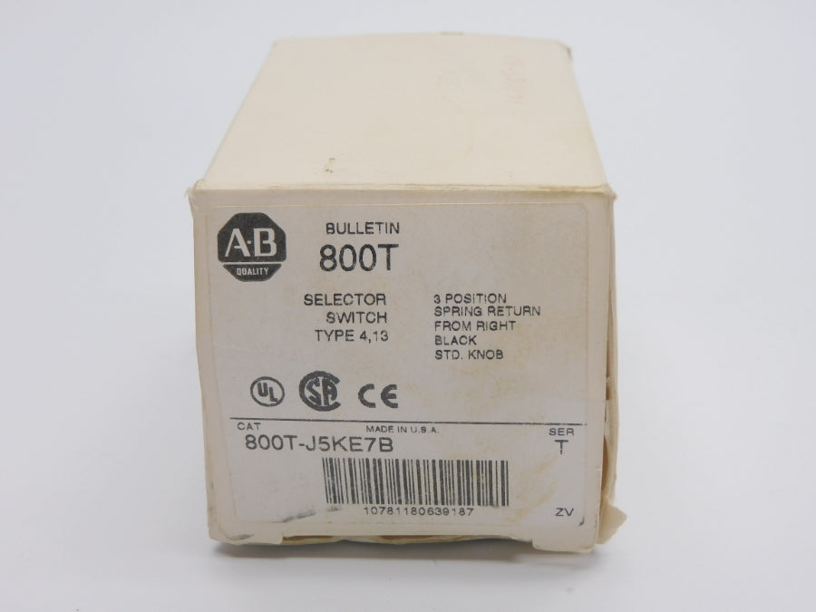 ALLEN BRADLEY 800T-J5KE7B SER. T (WH) NSMP