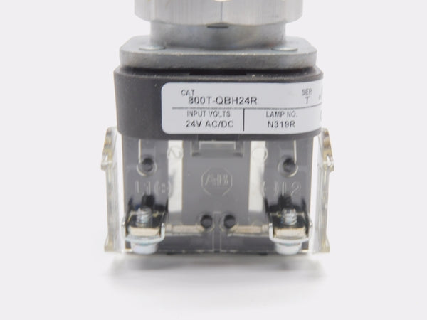 ALLEN BRADLEY 800T-QBH24R SER. T 24VAC/DC (WH) NSMP