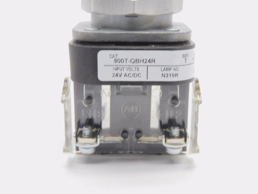 ALLEN BRADLEY 800T-QBH24R SER. T 24VAC/DC (WH) NSMP