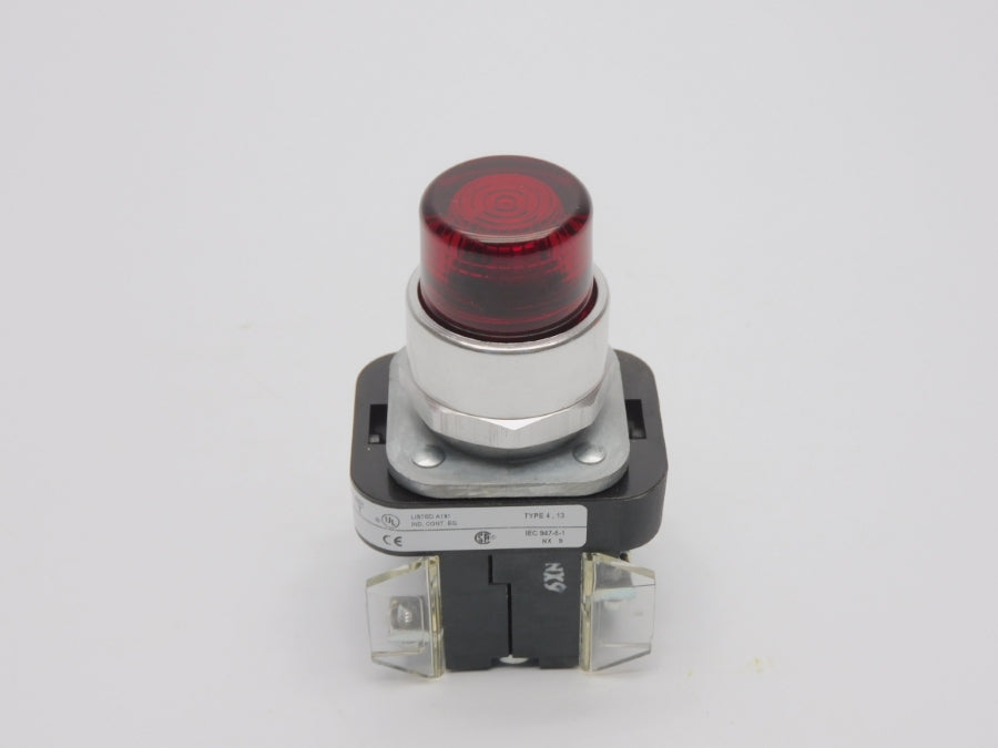 ALLEN BRADLEY 800T-QBH24R SER. T 24VAC/DC (WH) NSMP