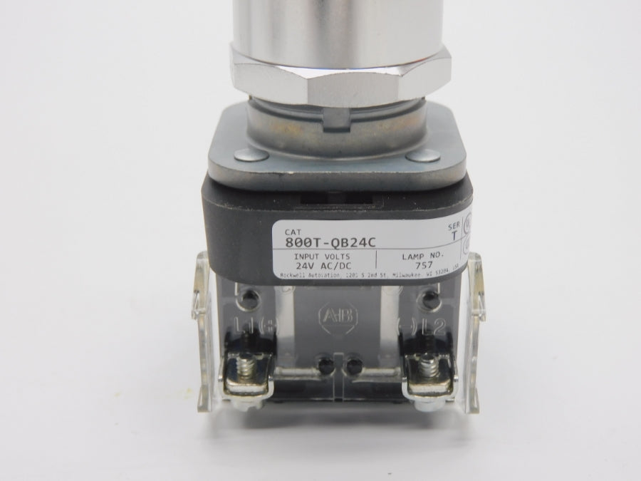 ALLEN BRADLEY 800T-QB24C SER. T 24VAC/DC (WH) NSMP