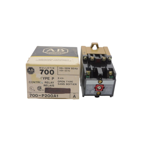 ALLEN BRADLEY 700-P200A1 SER. A 110/115-120V 60A (BK/YL)(AS PICTURED)NSMP