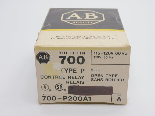 ALLEN BRADLEY 700-P200A1 SER. A 110/115-120V 60A (BK/YL)(AS PICTURED)NSMP