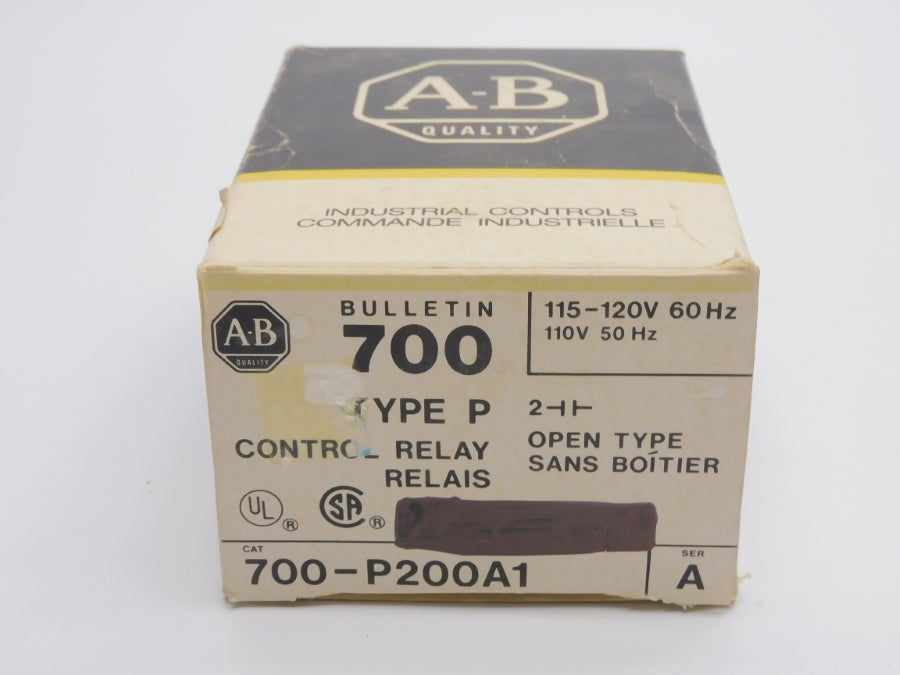 ALLEN BRADLEY 700-P200A1 SER. A 110/115-120V 60A (BK/YL)(AS PICTURED)NSMP