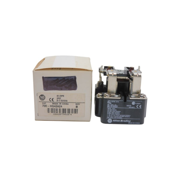 ALLEN BRADLEY 700-HG42A24 SER. B 24V 40A (WH) NSMP