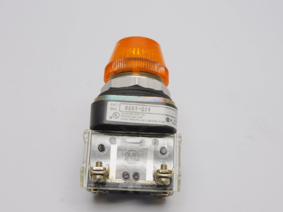 ALLEN BRADLEY 800T-Q24A SER. T 24V (BK/YL) NSMP