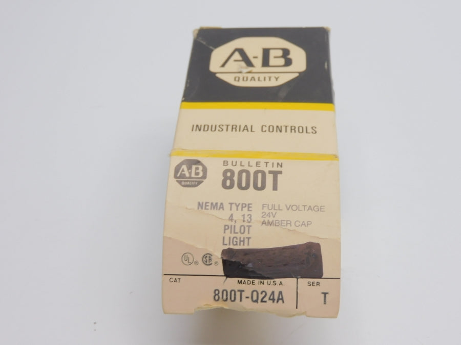ALLEN BRADLEY 800T-Q24A SER. T 24V (BK/YL) NSMP