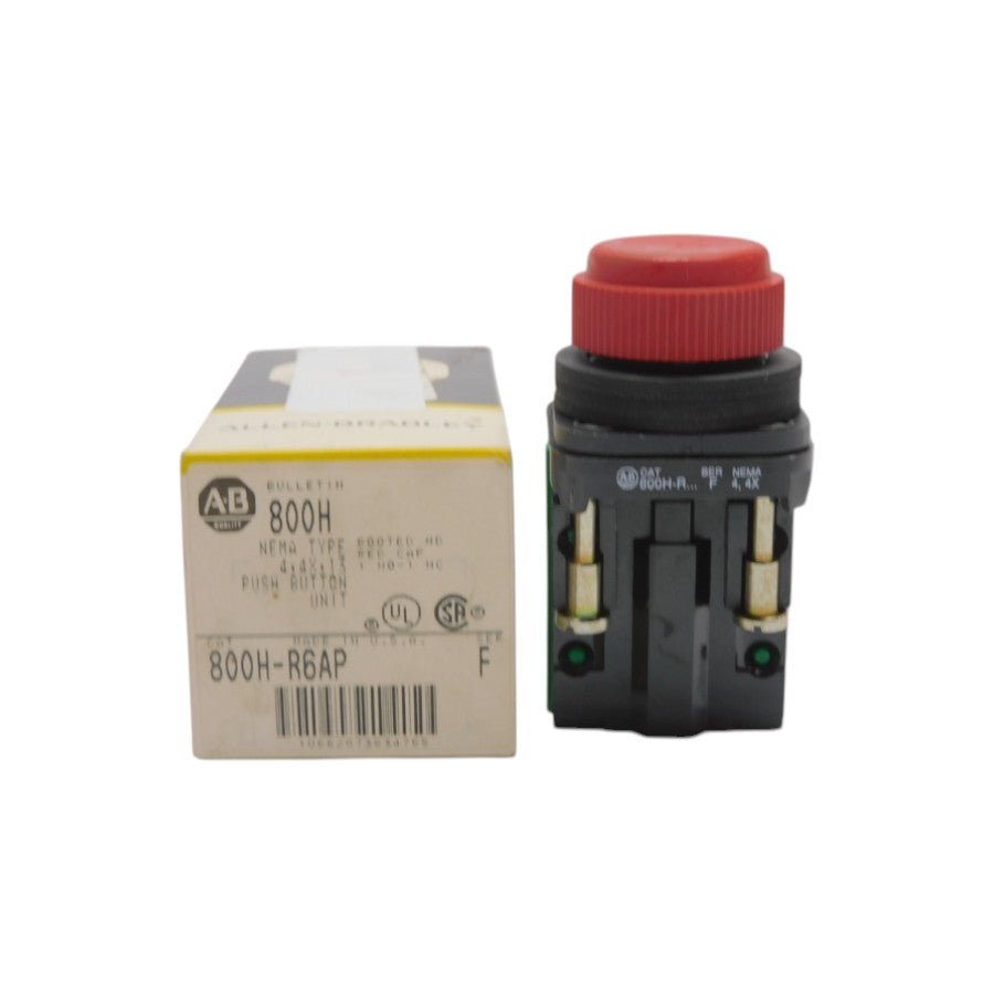 ALLEN BRADLEY 800H-R6AP SER. F (BK/YL) NSMP