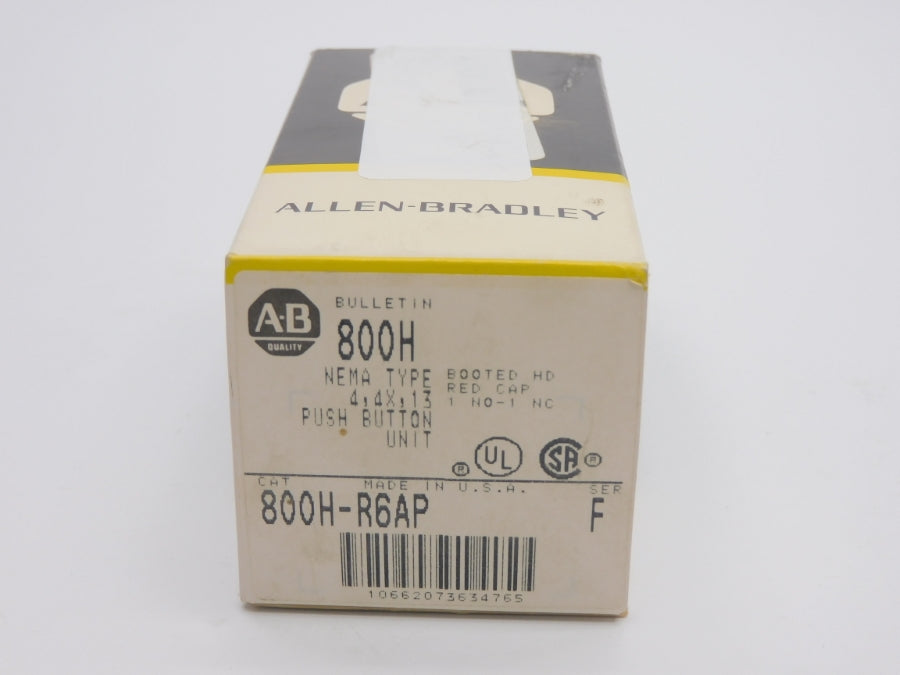 ALLEN BRADLEY 800H-R6AP SER. F (BK/YL) NSMP