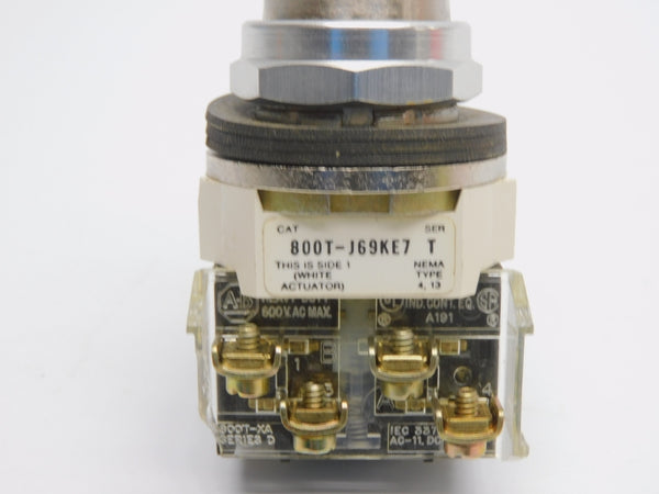 ALLEN BRADLEY 800T-J69KE7 SER. T (AS PICTURED) NSNP