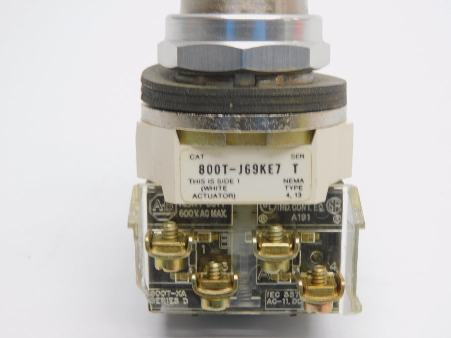 ALLEN BRADLEY 800T-J69KE7 SER. T (AS PICTURED) NSNP