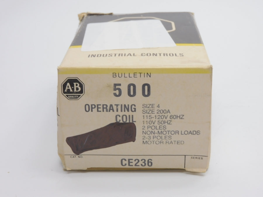 ALLEN BRADLEY CE236 110/115-120V 200A (BK/YL) NSMP