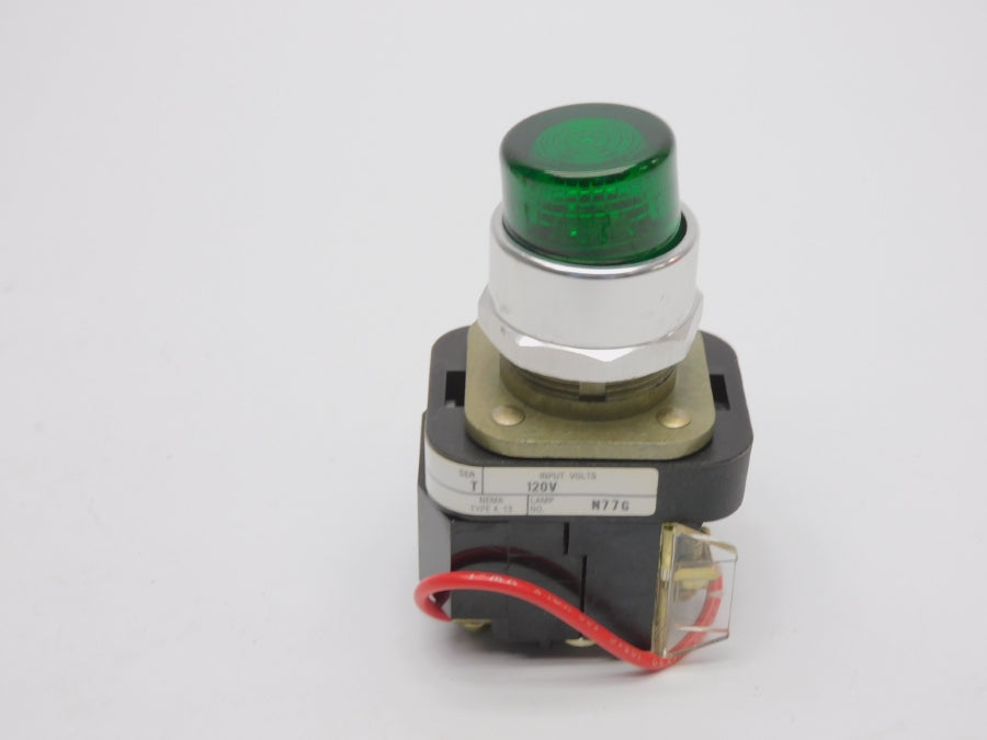 ALLEN BRADLEY 800T-PTL16G SER. T 120V (BK/YL) NSMP