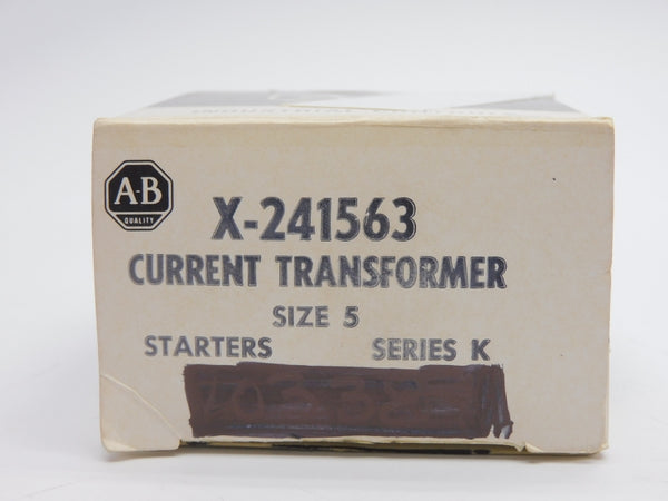 ALLEN BRADLEY X-241563 SER. K 5A (BK/YL) NSMP