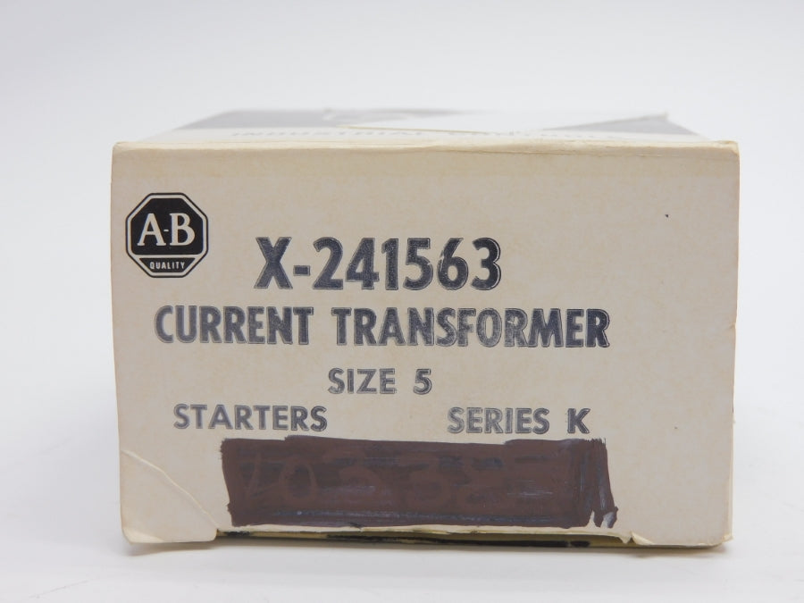 ALLEN BRADLEY X-241563 SER. K 5A (BK/YL) NSMP
