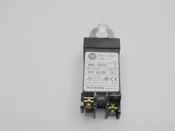 ALLEN BRADLEY 800T-QS24 SER. T 24V (GY/BL) NSMP