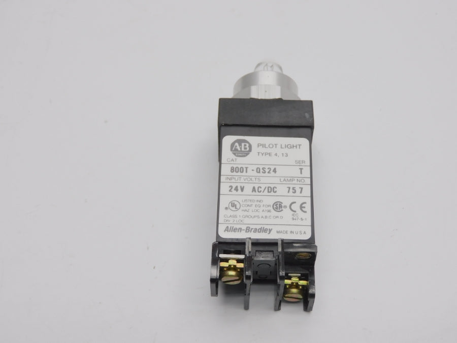 ALLEN BRADLEY 800T-QS24 SER. T 24V (GY/BL) NSMP