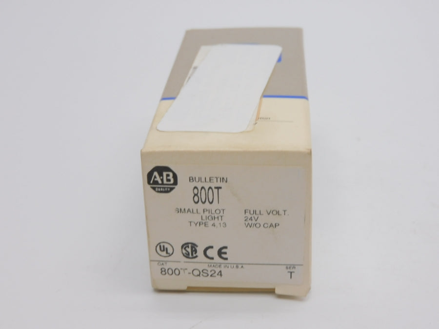 ALLEN BRADLEY 800T-QS24 SER. T 24V (GY/BL) NSMP