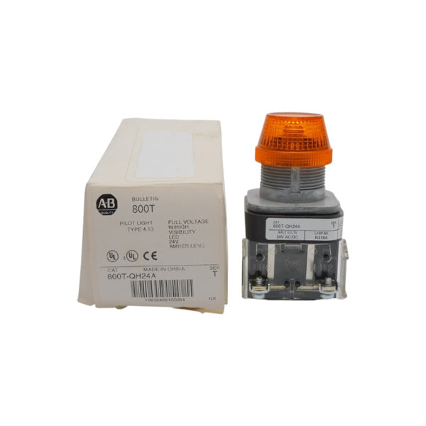 ALLEN BRADLEY 800T-QH2A SER. T 24V (WH) NSMP