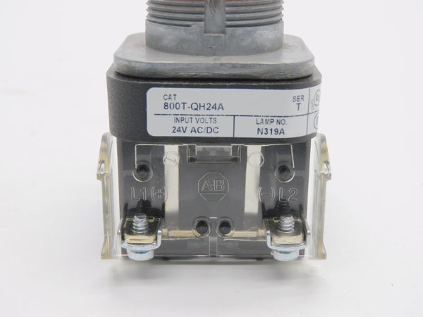 ALLEN BRADLEY 800T-QH2A SER. T 24V (WH) NSMP