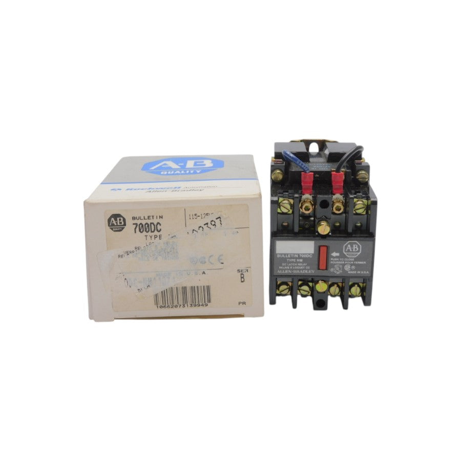 ALLEN BRADLEY 700DC-NM110Z1 SER. B 115-125VDC (GY/BL) NSMP