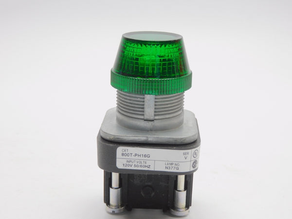 ALLEN BRADLEY 800T-PH16G SER. V 120V (AS IS) (WH) NSMP