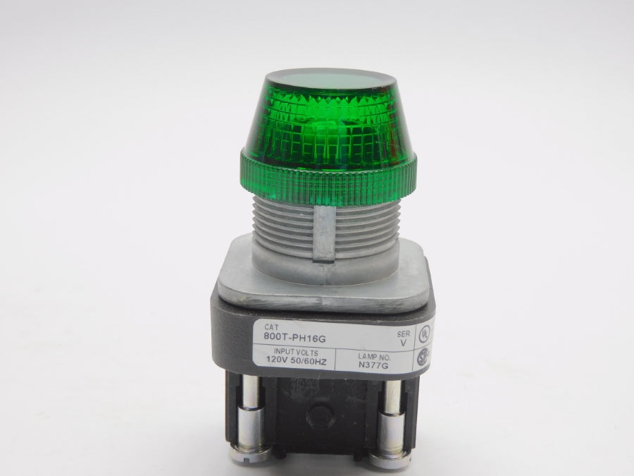 ALLEN BRADLEY 800T-PH16G SER. V 120V (AS IS) (WH) NSMP