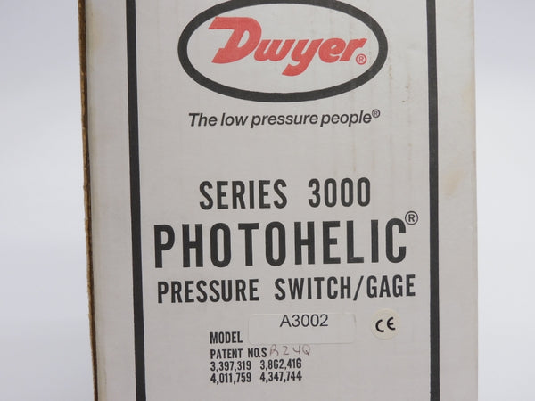 DWYER A3002C 120/240VAC 10A 25PSI NSMP
