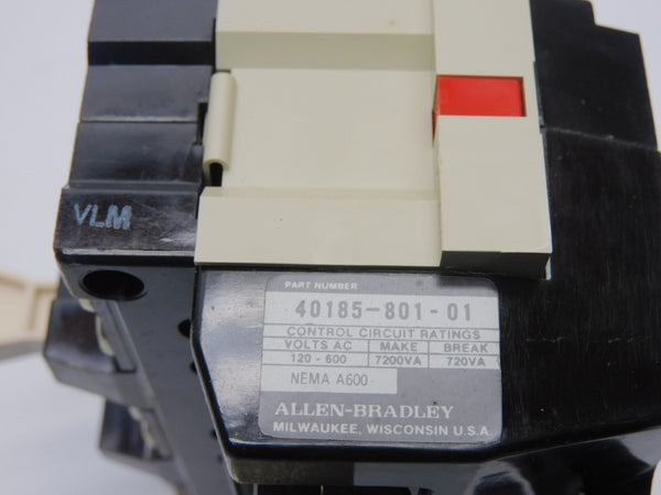 ALLEN BRADLEY 40185-801-01 120-600VAC (BR/YL) NSMP