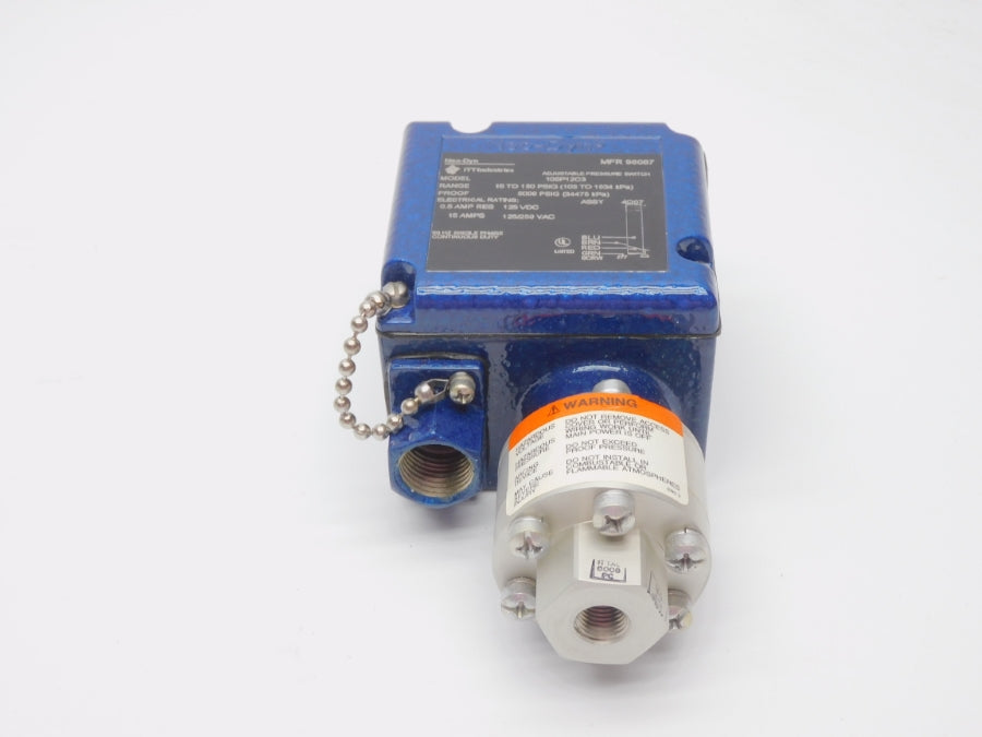 ITT 100P12C3 125/250VAC 15A 15-150PSI NSMP