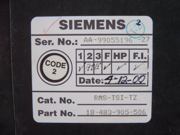 SIEMENS RMS-TSI-TZ 18-483-905-506 UNMP