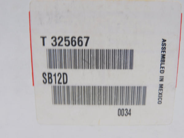 ASCO SB12D 250VAC 15A (AS IS) NSMP