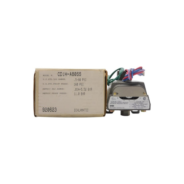 IMO BARKSDALE CD1H-A80SS .5-80PSI NSMP