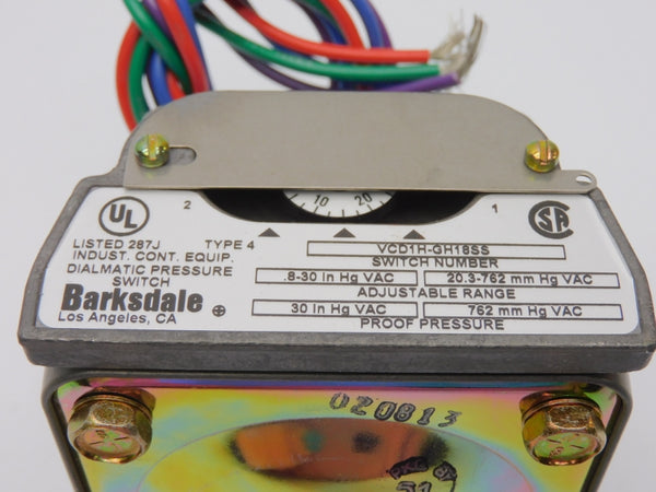 BARKSDALE VCD1H-GH18SS NSMP