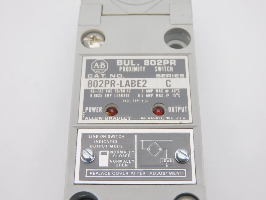 ALLEN BRADLEY 802PR-LABE2 SER. C 60-132VAC 1A (BK/YL) NSMP